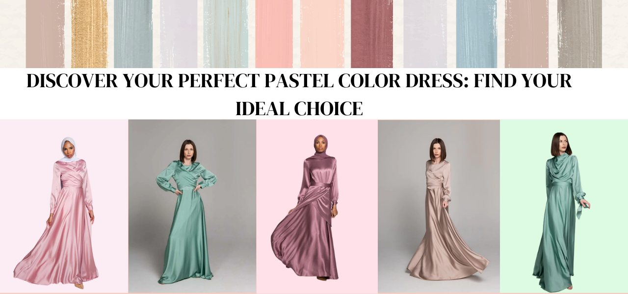 pastel colors dress